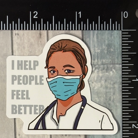 ๐10/$10๐ Healthcare Nurse Doctor Reusable Waterproof Vinyl Sticker Decal - Picture 1 of 1